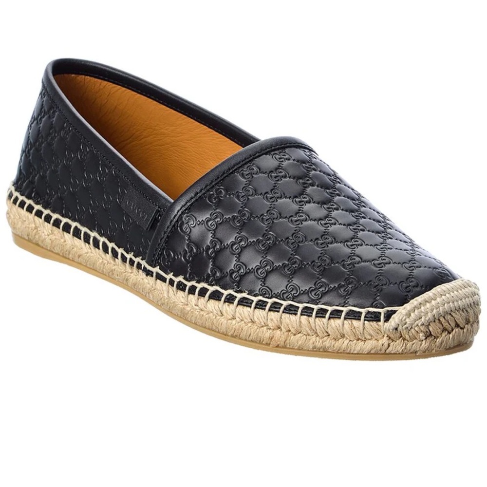Gucci leather espadrilles